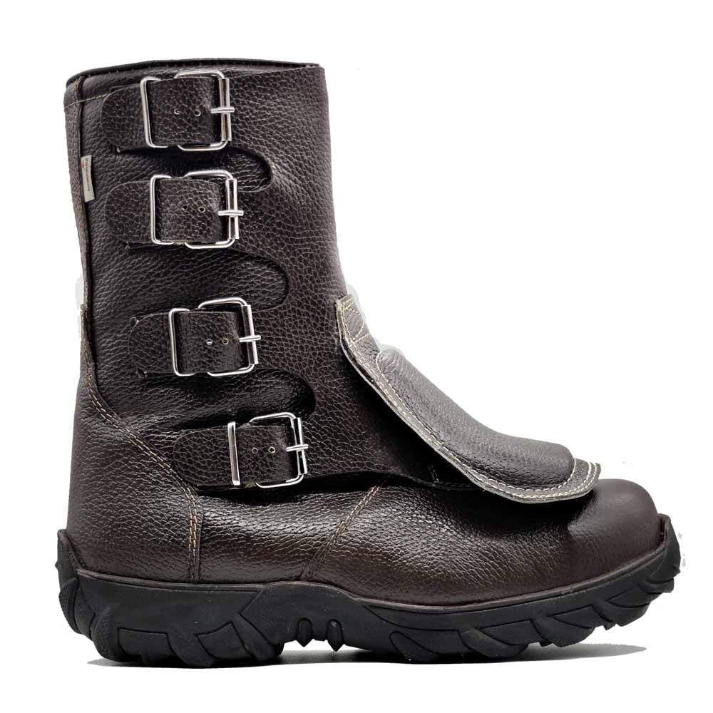 BR 915 4 Hebillas Metatarzal Flowter Choco S. Poli